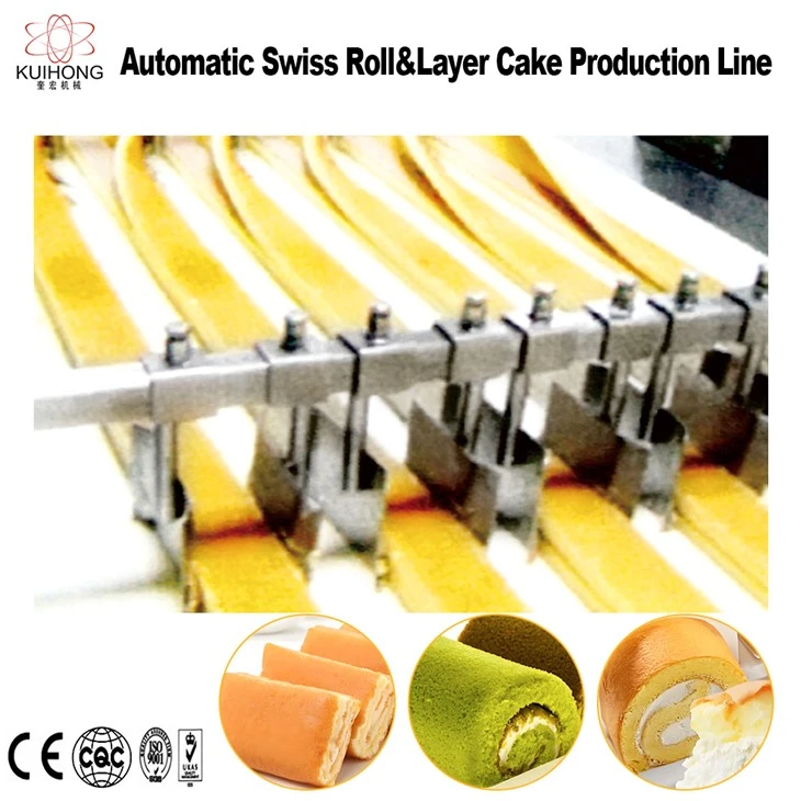 Automatic swiss roll or layer cake production line best